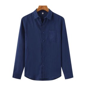 Camisa de Linho Manga Longa Old Money - Greece